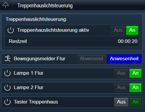 Treppenhauslichtsteuerung