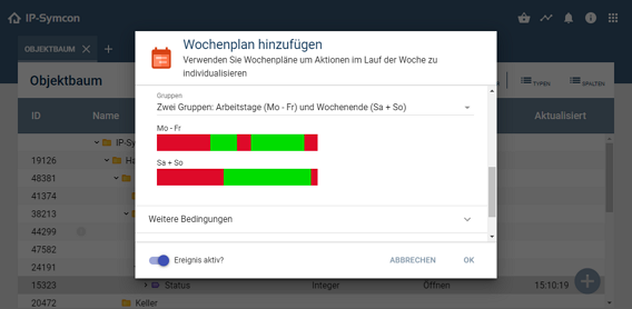 Wochenplan