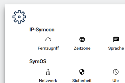 Konfiguration der Symbox