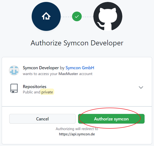 Authorize GitHub