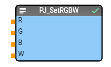 Example of a "function call" module to set an RGB color