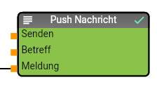 Beispiel eines Push Nachrichten Modules