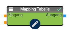 Module "MappingTable" with one input and one output