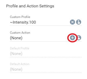 Selecting an Action Script