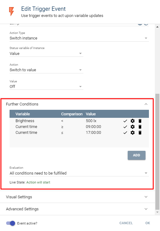 Condition Rule Overview