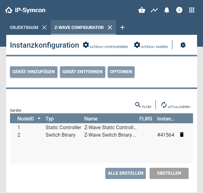 Z-Wave Configurator