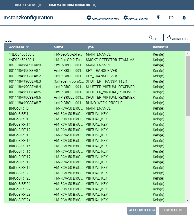 HomeMatic Configurator