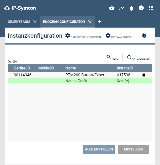 EnOcean Configurator