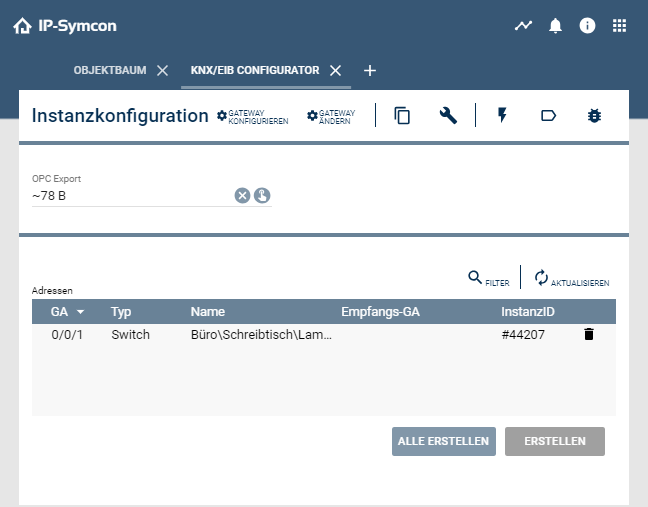 KNX Konfigurator