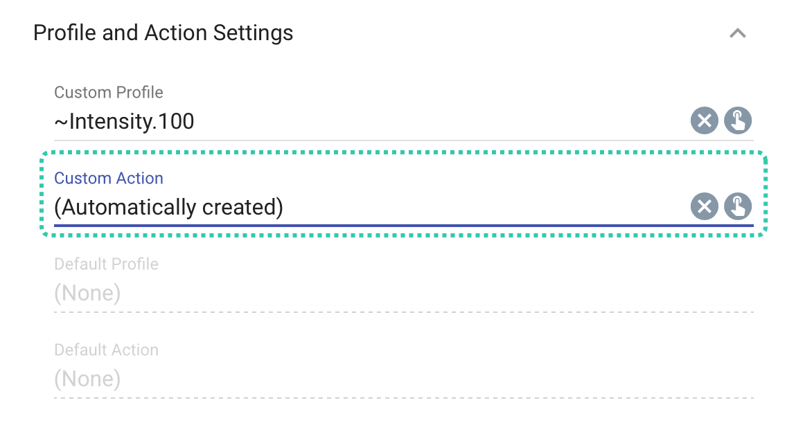 Action Script set