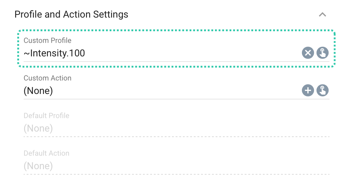 Choose Variable Profile