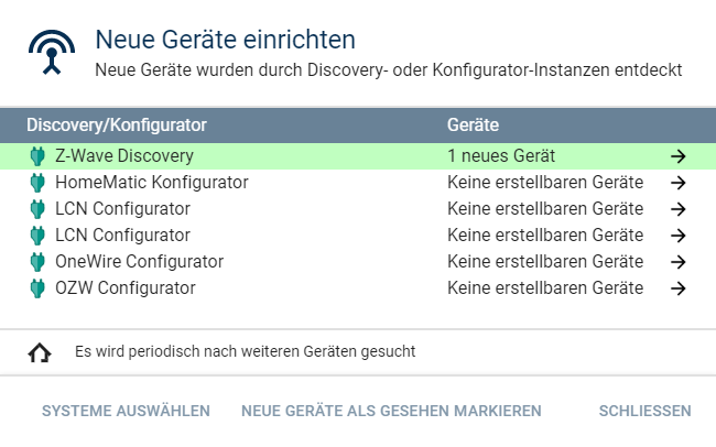 Gerätesuche