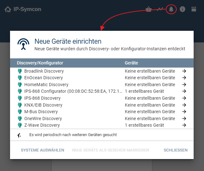 Gerätesuche