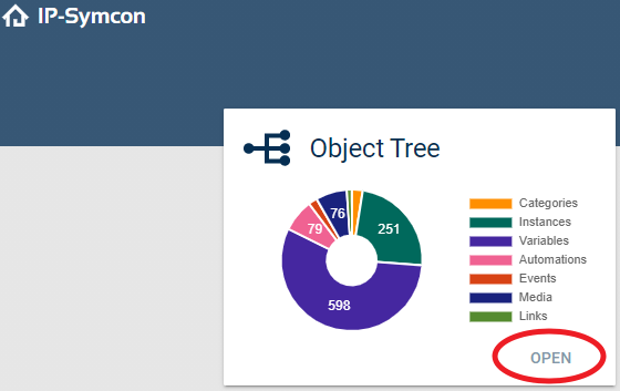 Open Object Tree Widget