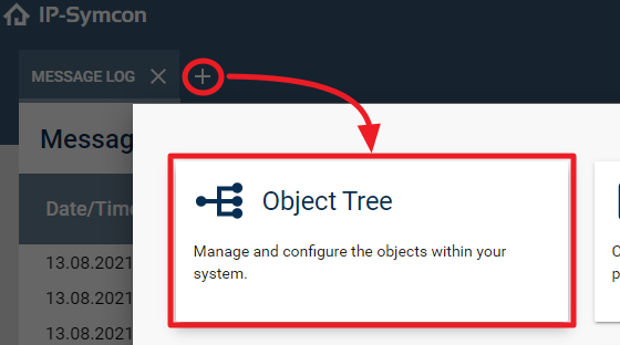 Open Object Tree Tab List