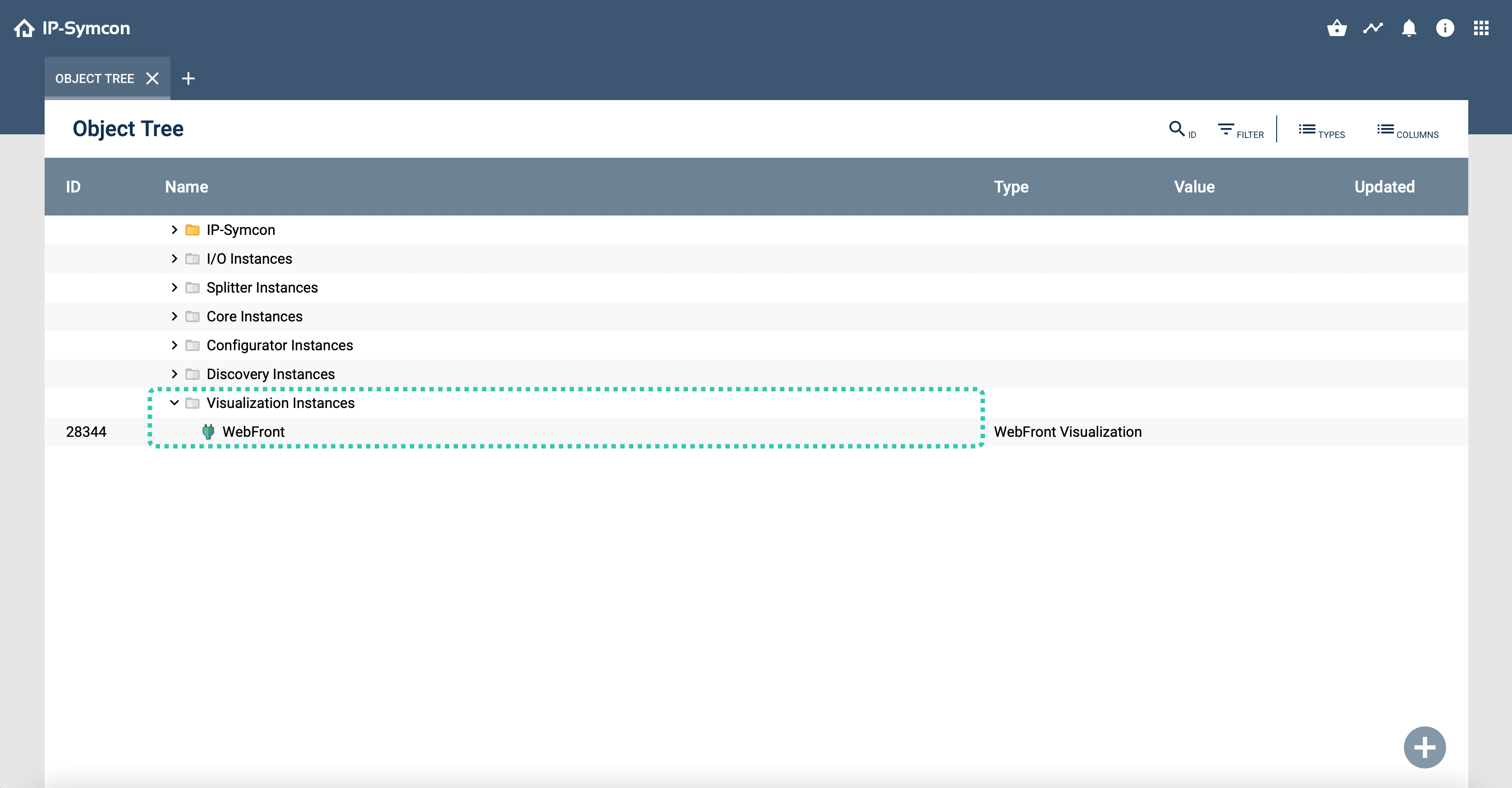 WebFront Configuration