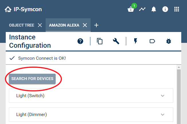 Open Device Search