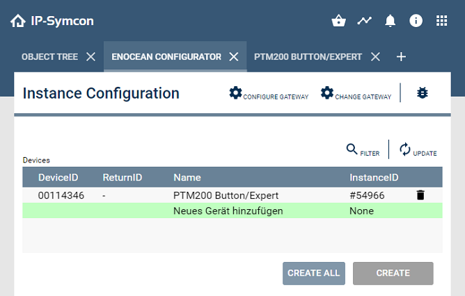 EnOcean Configurator