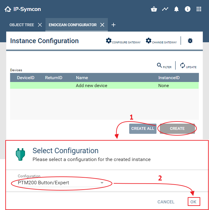 EnOcean Configurator