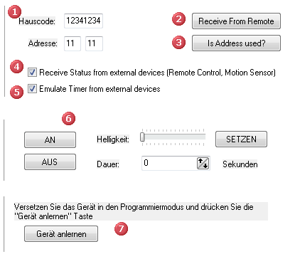 Konfiguration einer FS20