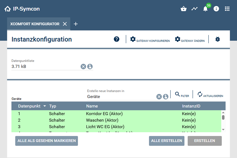 Devices in Configurator
