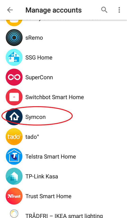Connect to IP-Symcon