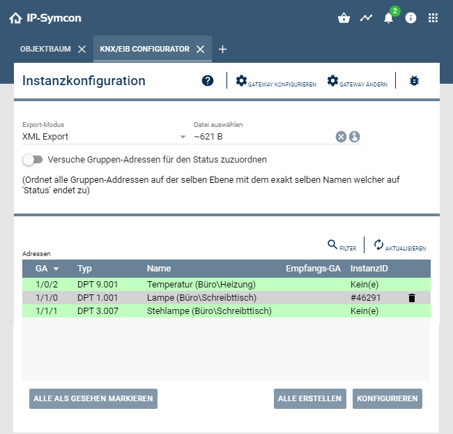 KNX Konfigurator