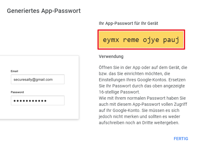 app password