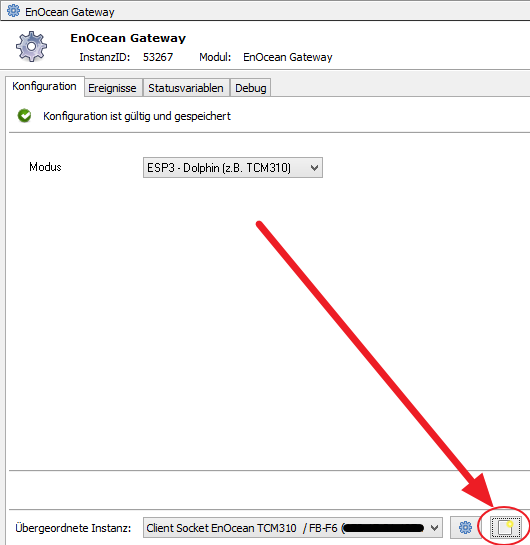 gateway configuration page